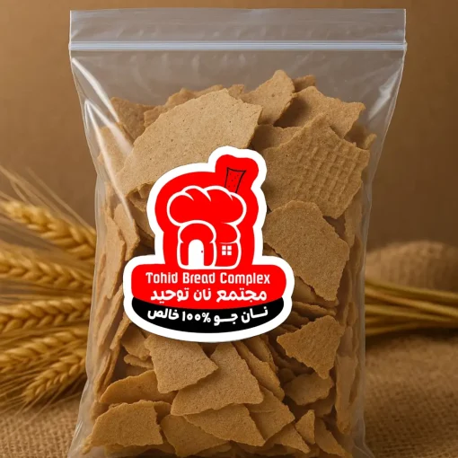 چیپس نان جو کنجدی